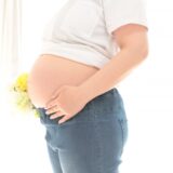 妊娠中の腹部